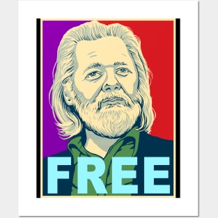 Free Assange Posters and Art